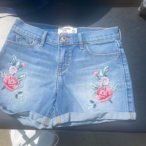 Girls Abercrombie denim shorts